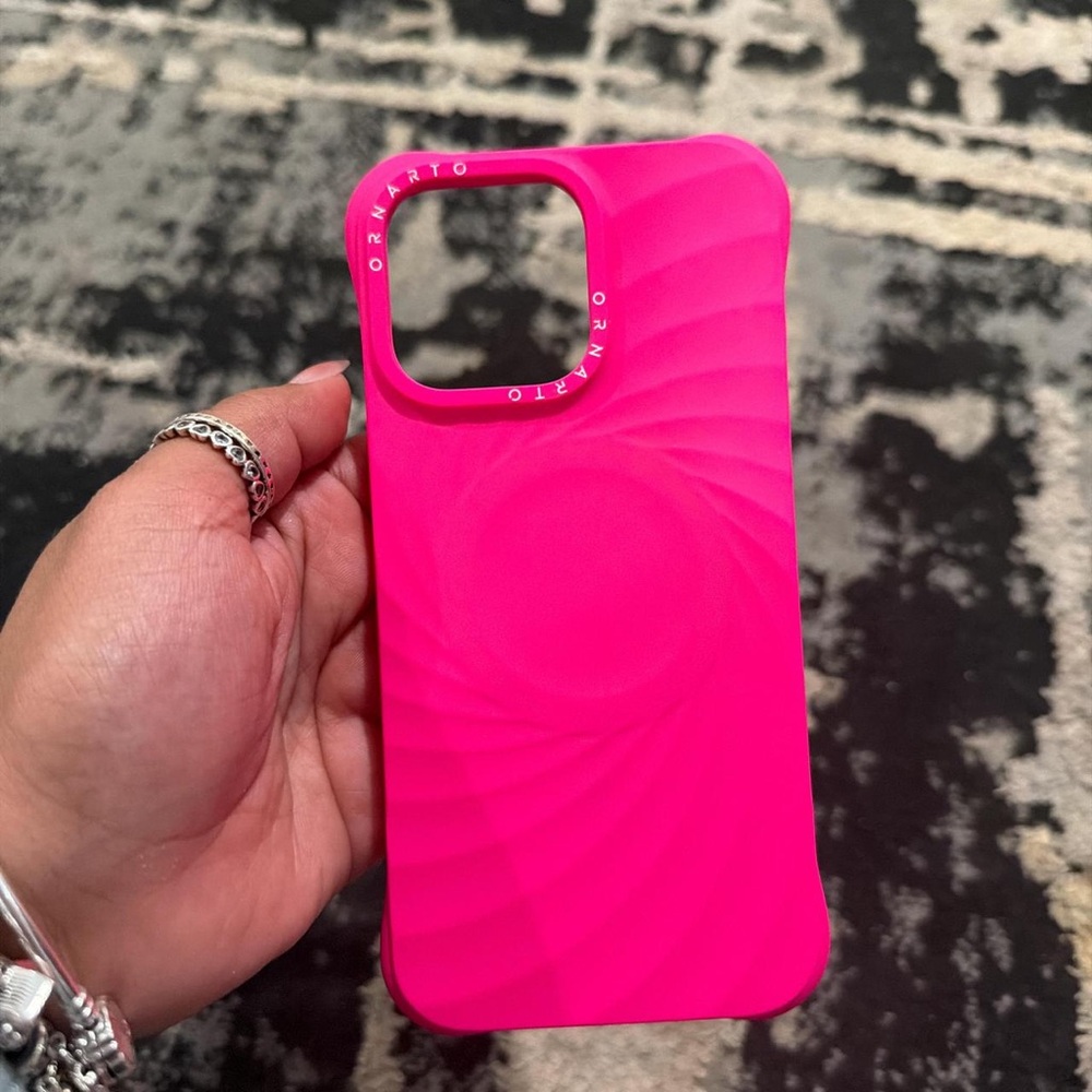 Apple Vibrant Pink Phone Case